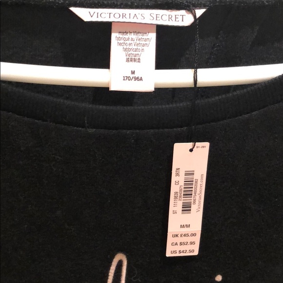 Black Victoria’s Secret Sweatshirt - Picture 4 of 5